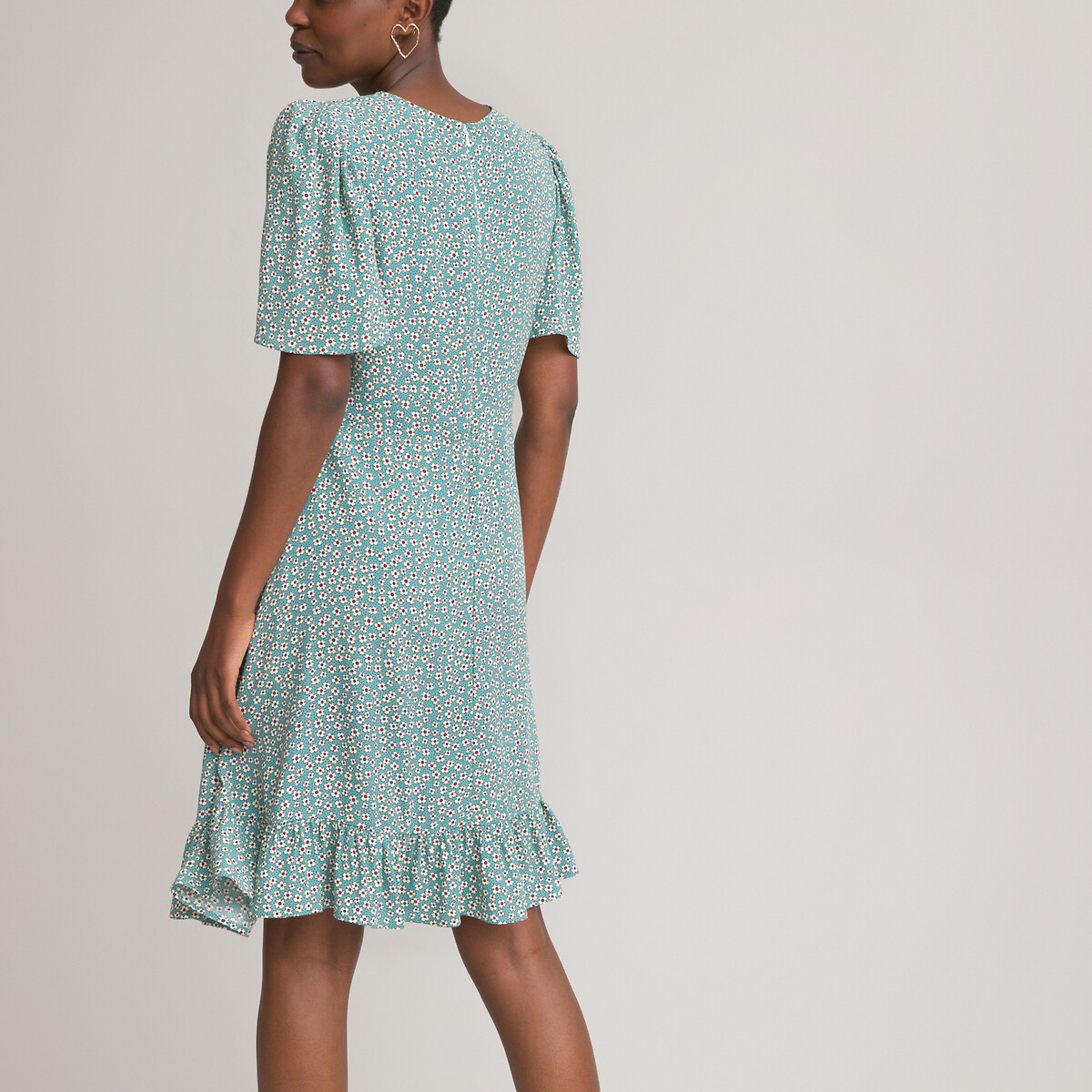 Платье LA REDOUTE COLLECTIONS С коротким рукавом 48 разноцветный, размер 48 - фото 4
