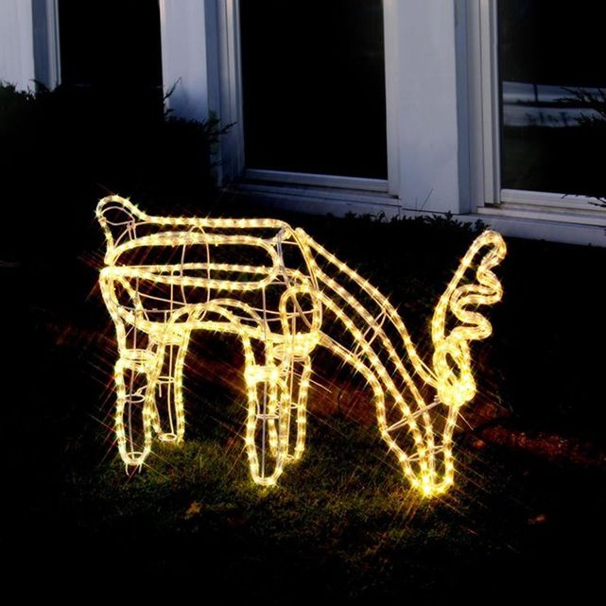 REINDEER HEAD DOWN-Renne lumineux d'extérieur LED H59cm