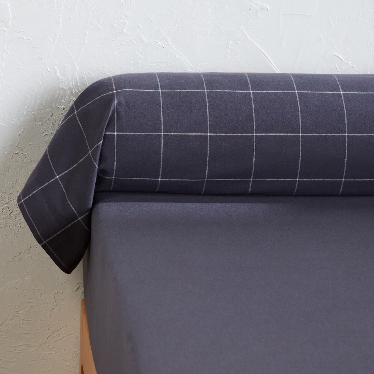 Наволочка на подушку-валик из фланели Charlie 85 x 185 см синий цена и фото