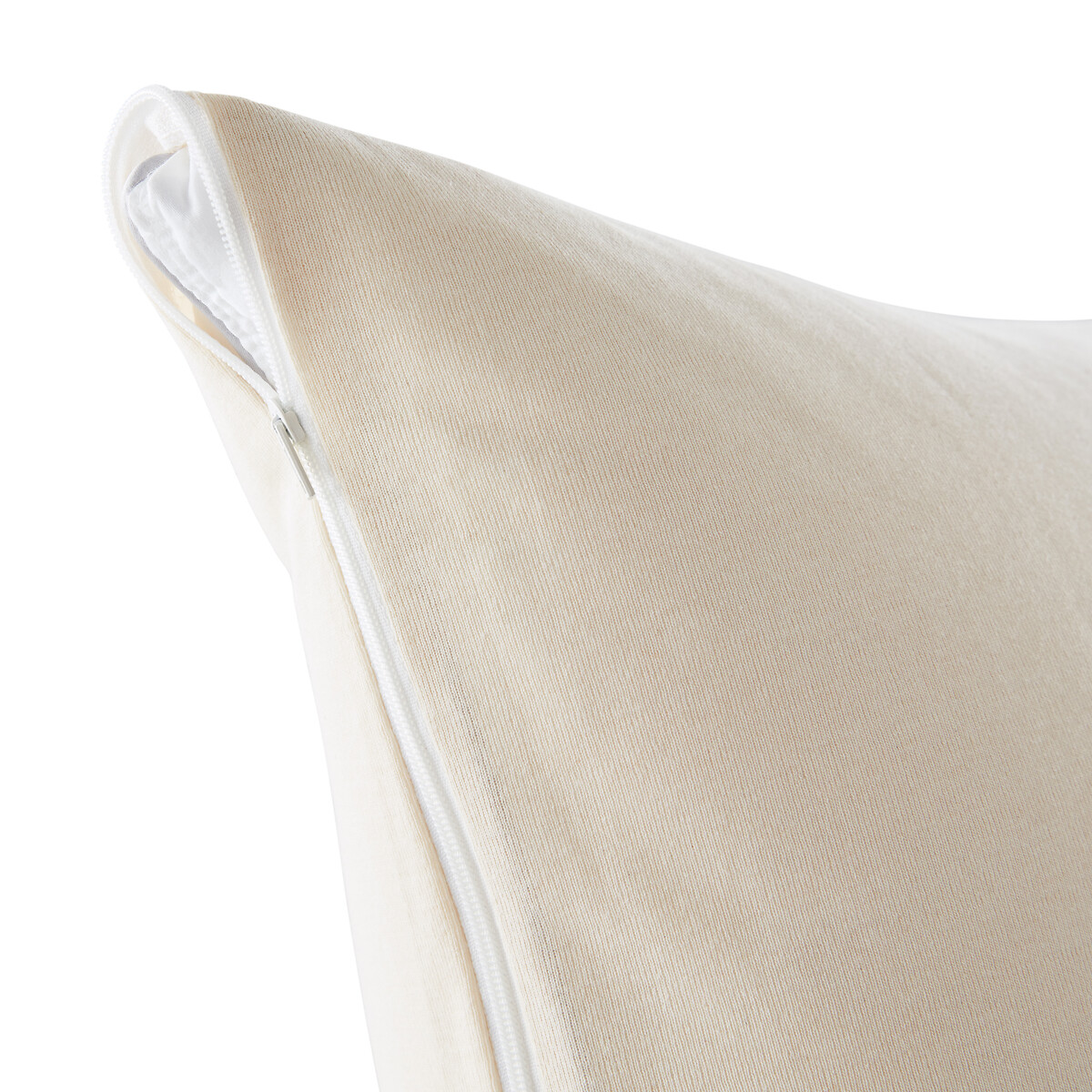 Чехол La Redoute Защитный непромокаемый на подушку из  биохлопка 40 x 60 см бежевый, размер 40 x 60 см - фото 2