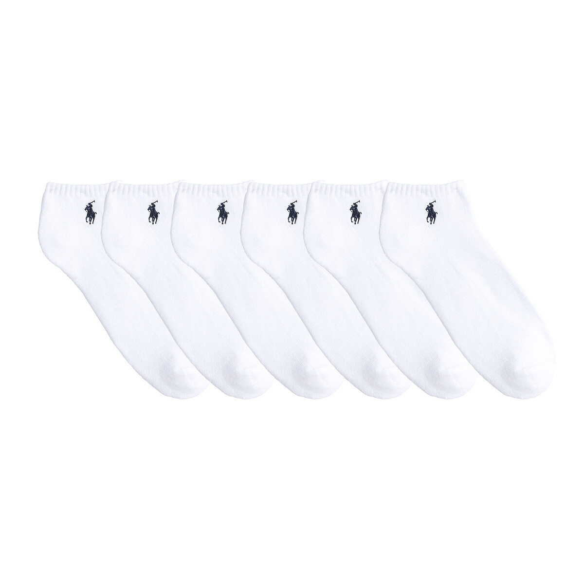 Комплект из шести пар носков LaRedoute La Redoute 39/45 белый, размер 39/45