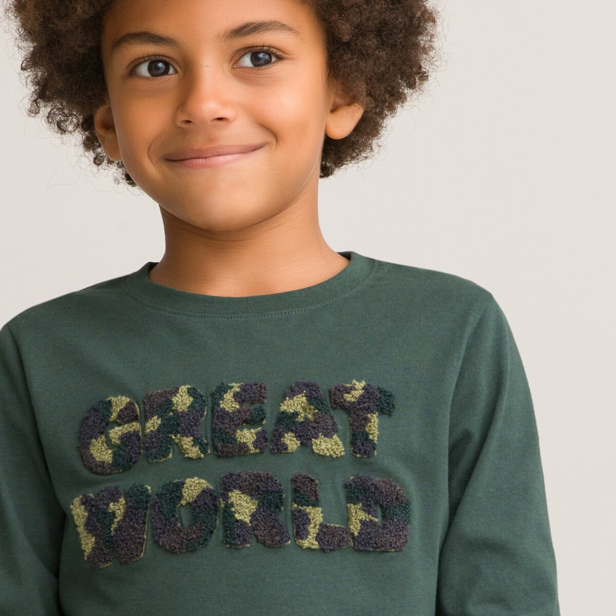 

Футболка LA REDOUTE COLLECTIONS, Зеленый, С длинными рукавами из биохлопка 3-12 лет 6 зеленый