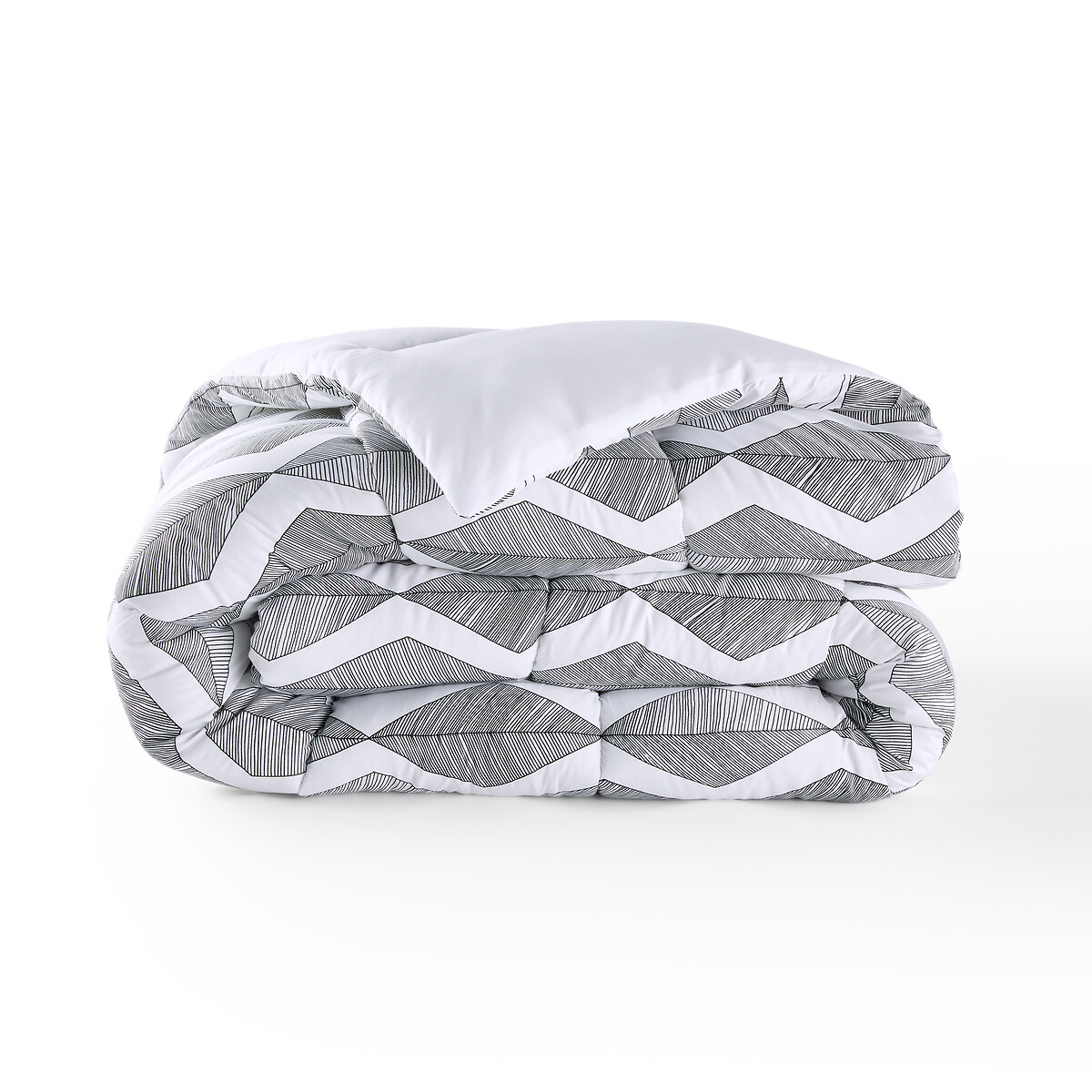 Одеяло С принтом из микрофибры Assane 220 x 240 см серый LaRedoute, размер 220 x 240 см - фото 5