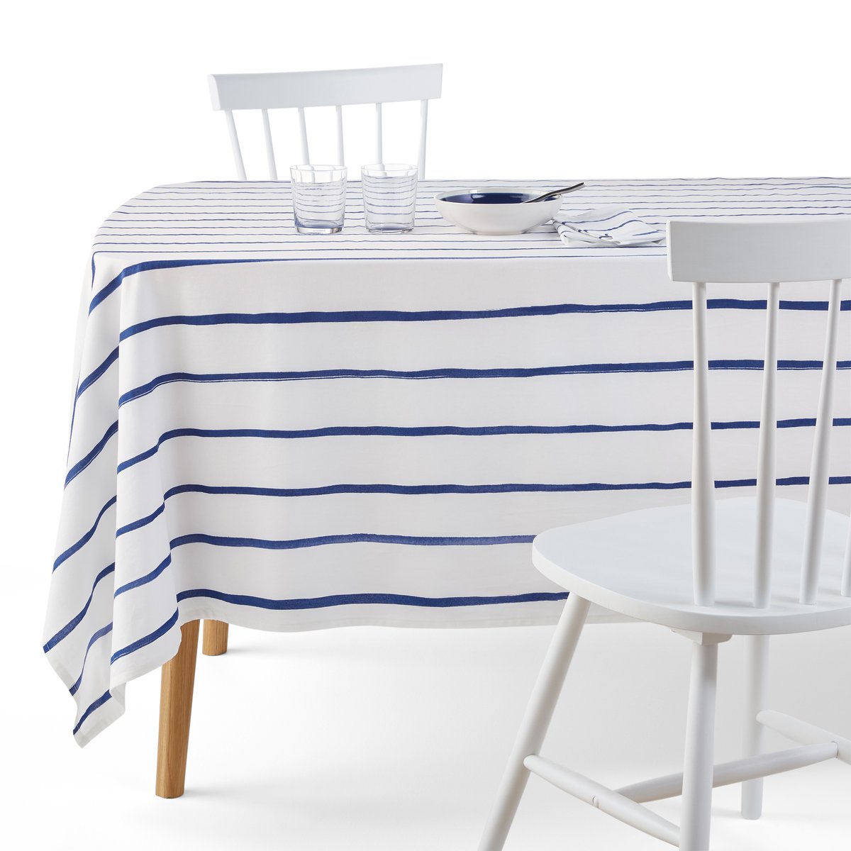 

Скатерть La Redoute, Белый, С принтом из хлопка Glenans 150 x 250 см белый