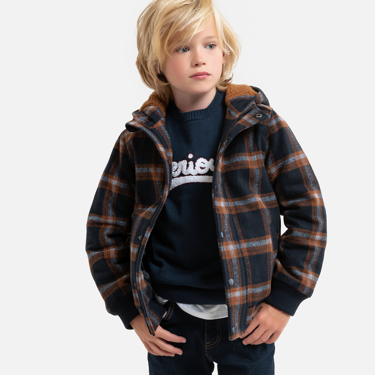 

Куртка LaRedoute, Другие, С капюшоном в клетку 3-12 лет 3 года - 94 см другие