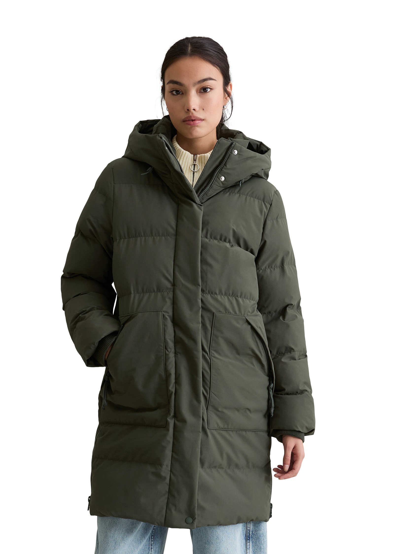 Manteau bouffant regular avec surface hydrofuge, MARC O’POLO DENIM