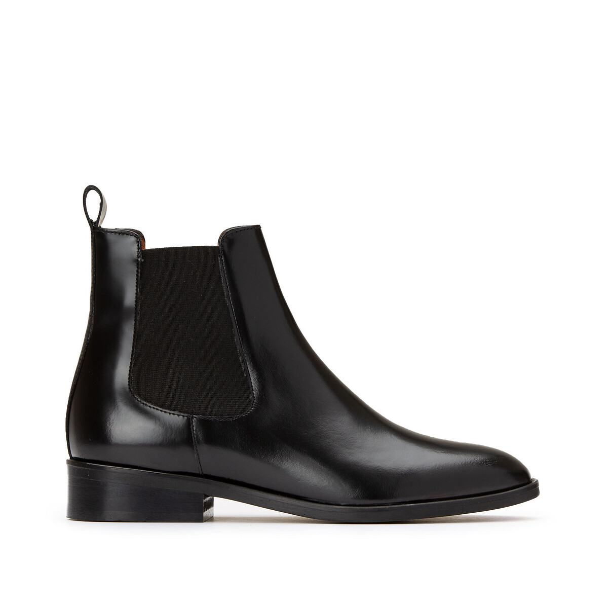 Dwain leather chelsea boots, black, Jonak | La Redoute