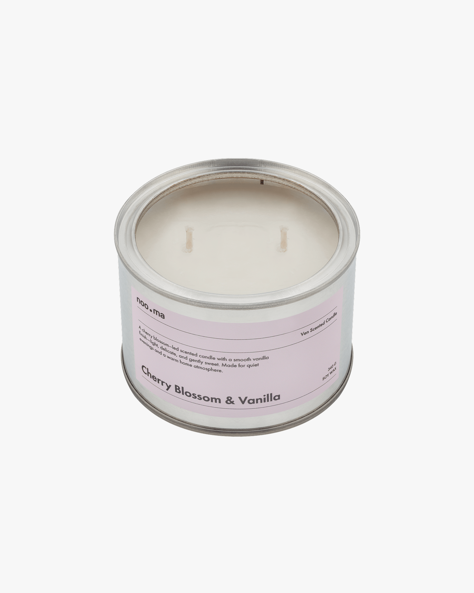 Bougie parfumée Ven - Fleur de cerisier et vanille, NOO.MA