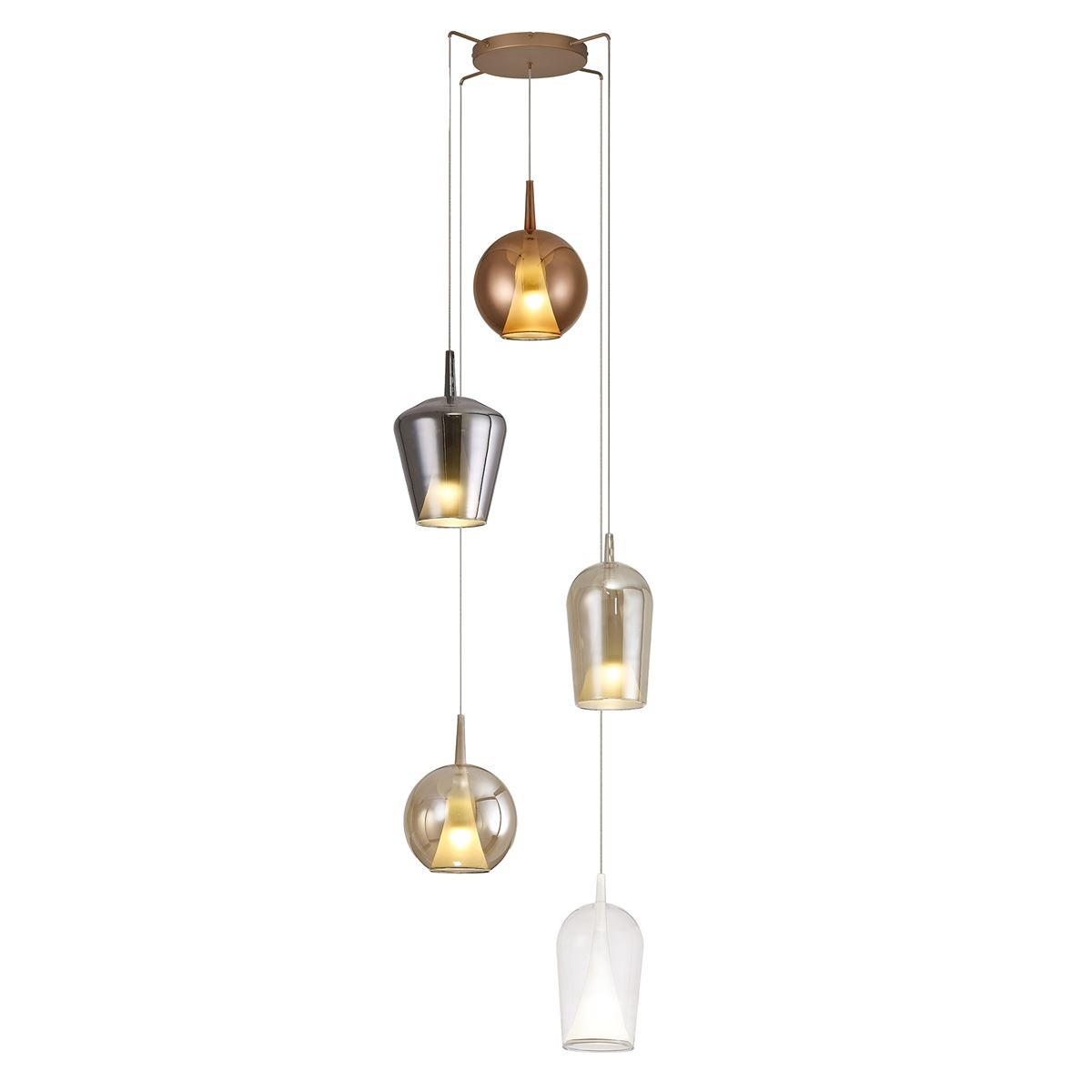 Suspension en verre italien, D.57.1 , ELSA, MANTRA