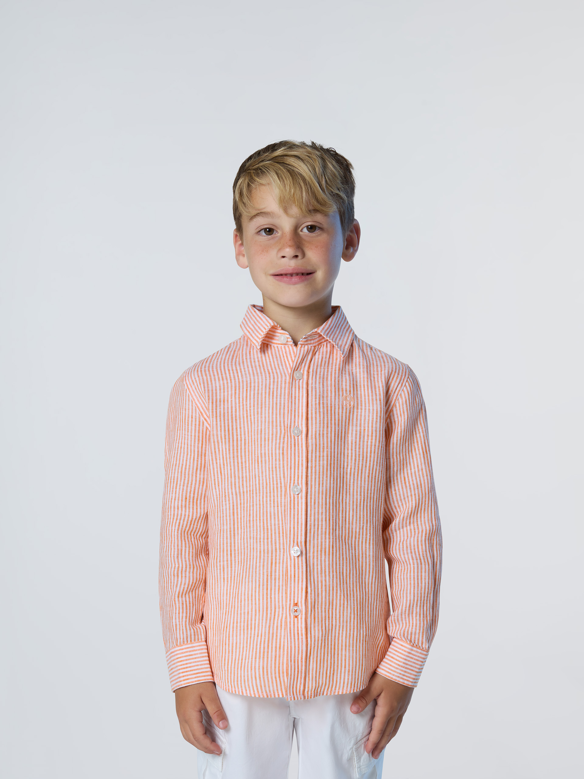 Chemise rayée en lin, NORTH SAILS