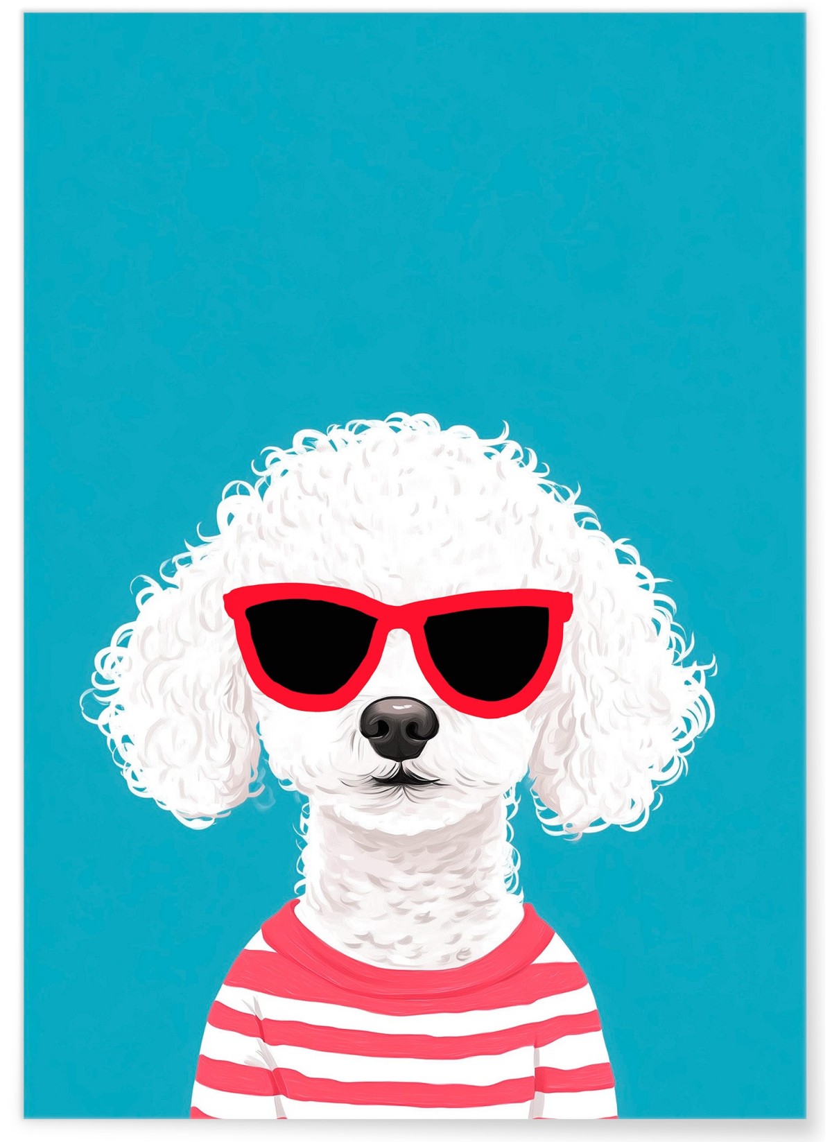 Affiche Chien stylé, L'AFFICHERIE