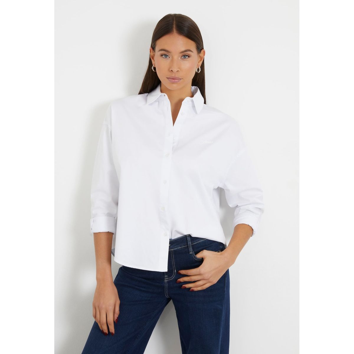 Chemise blanche guess femme La Redoute
