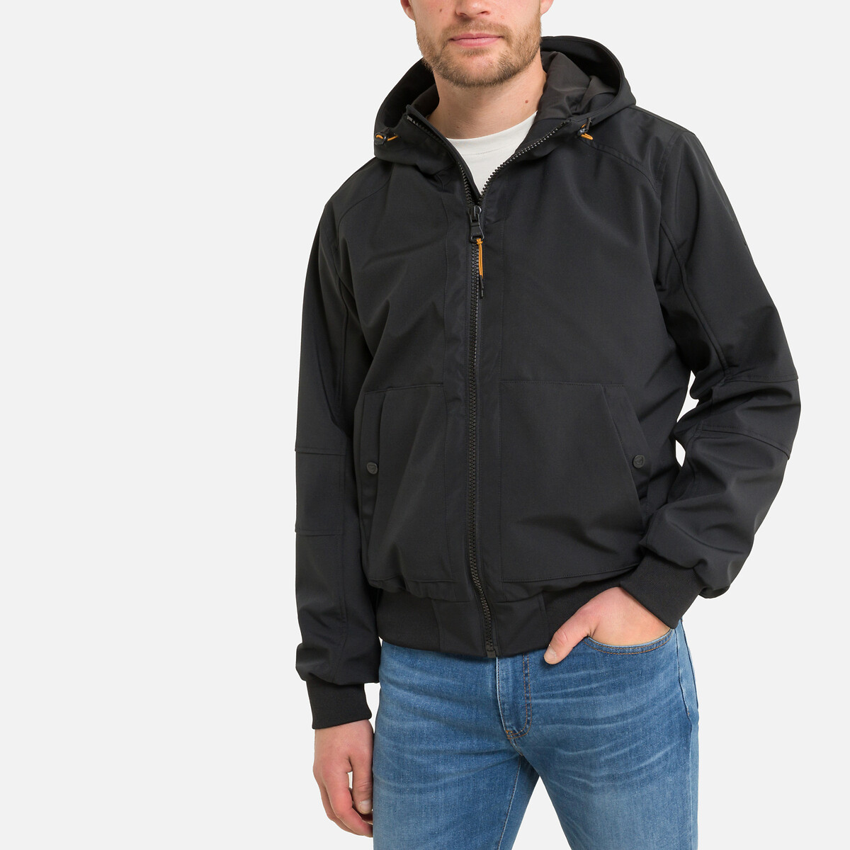 Valmy Hooded Jacket with Zip Fastening