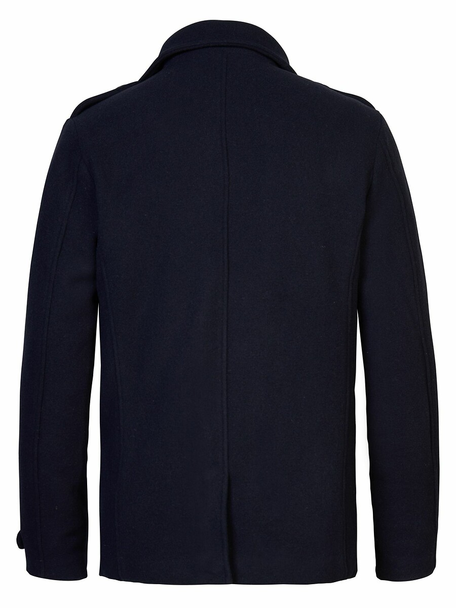 Pea coat with inner zip up collar Petrol Industries La Redoute