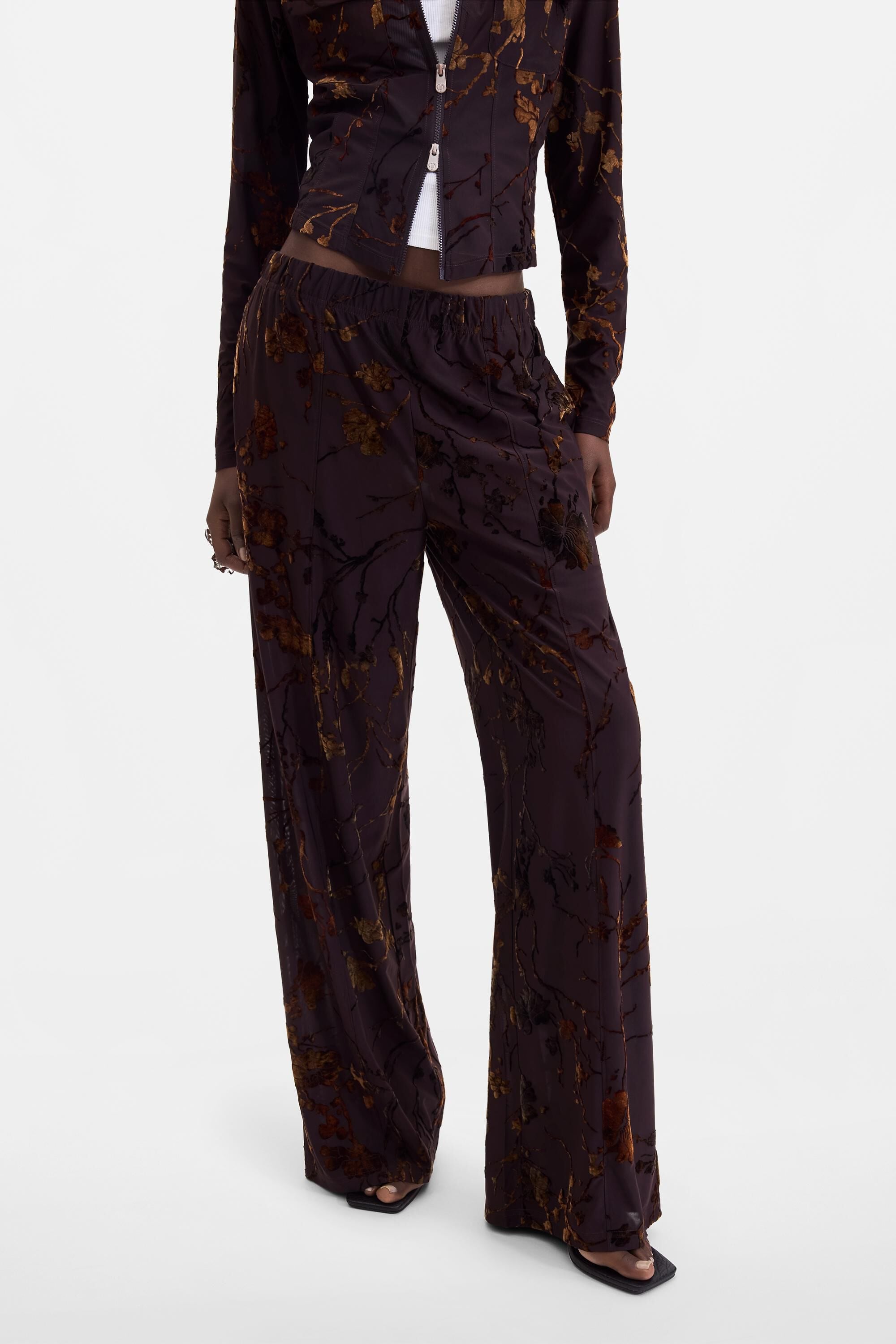 Pantalon long floqué, DESIGUAL