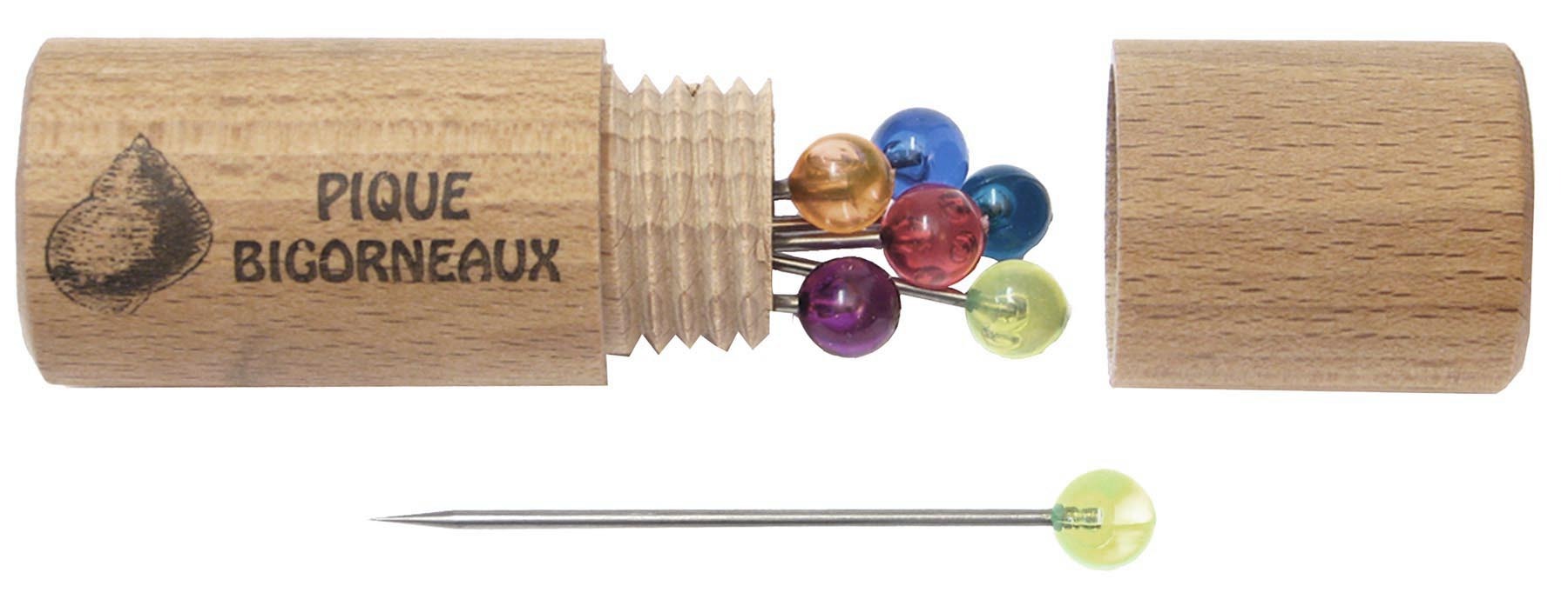 Set De 6 Piques À Bigorneaux Avec Fourreau, ROGER ORFEVRE