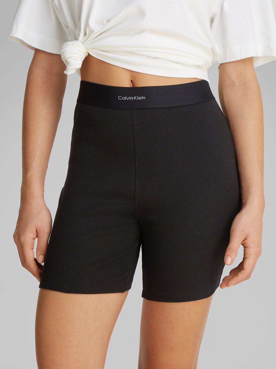 Ribbed Cycling Shorts, Cotton Stretch Rib, CALVIN KLEIN UNDERWEAR