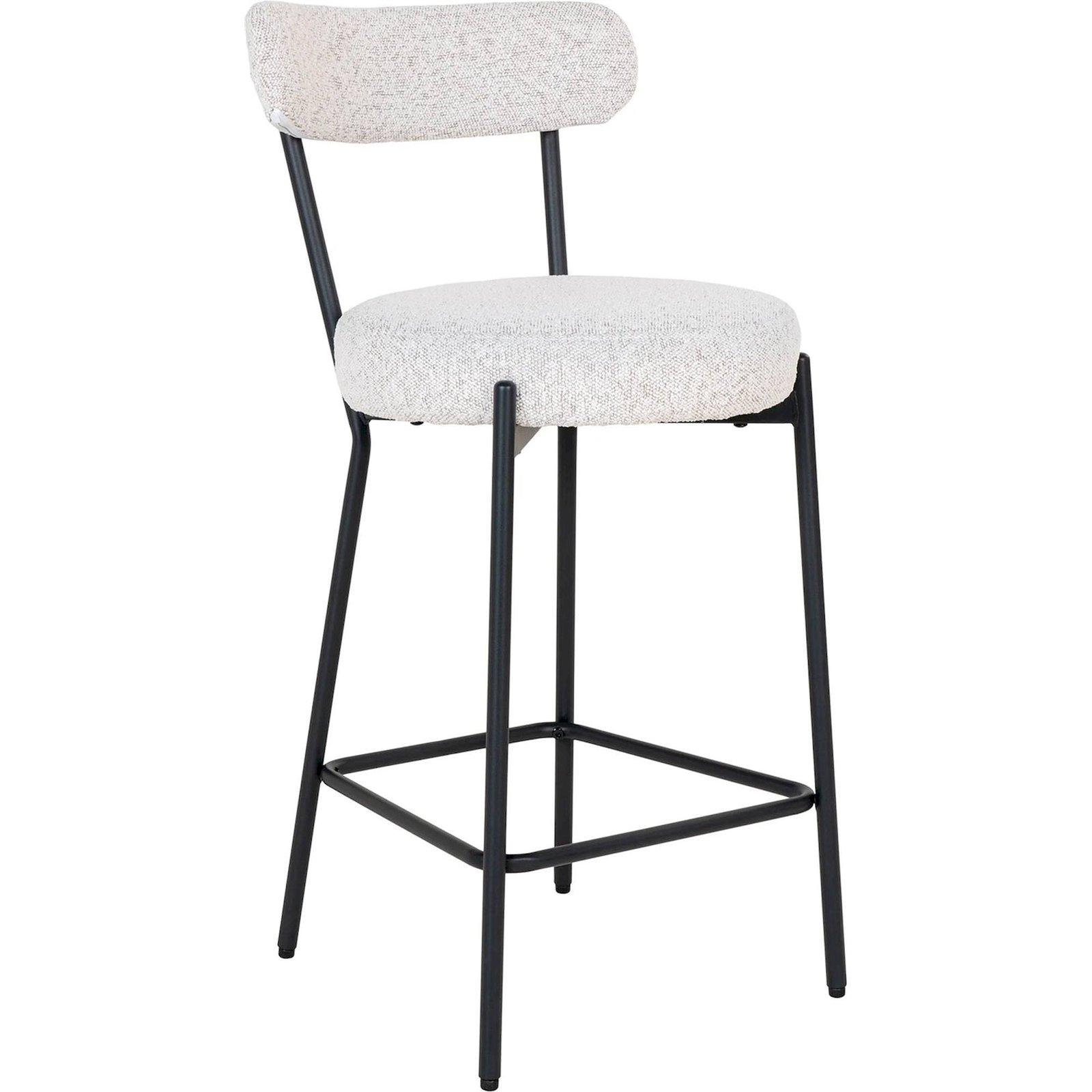Tabouret de bar en tissu bouclé HOLSTELLY, RECOLLECTION