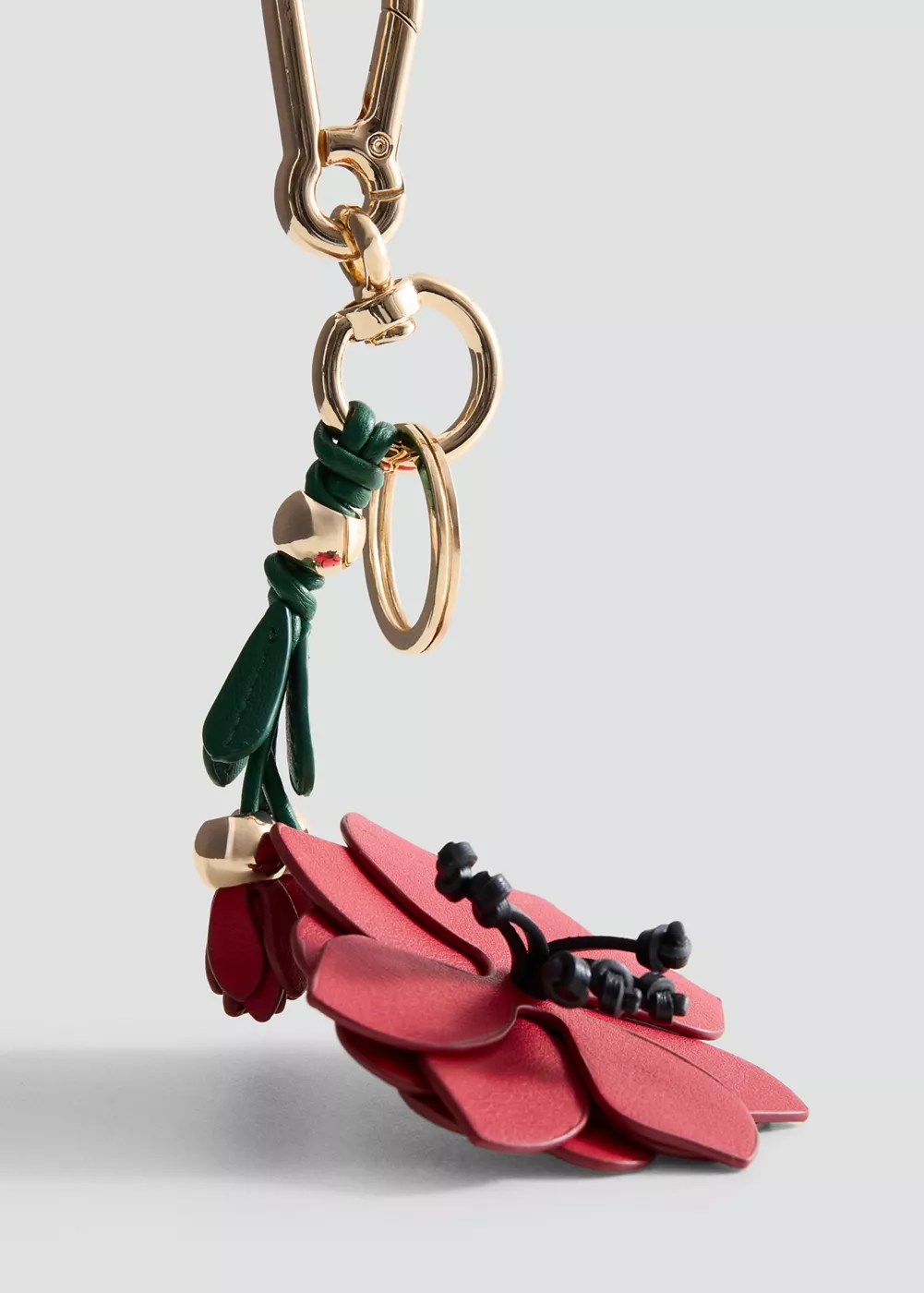 Porte-clés avec breloque fleur, MANGO