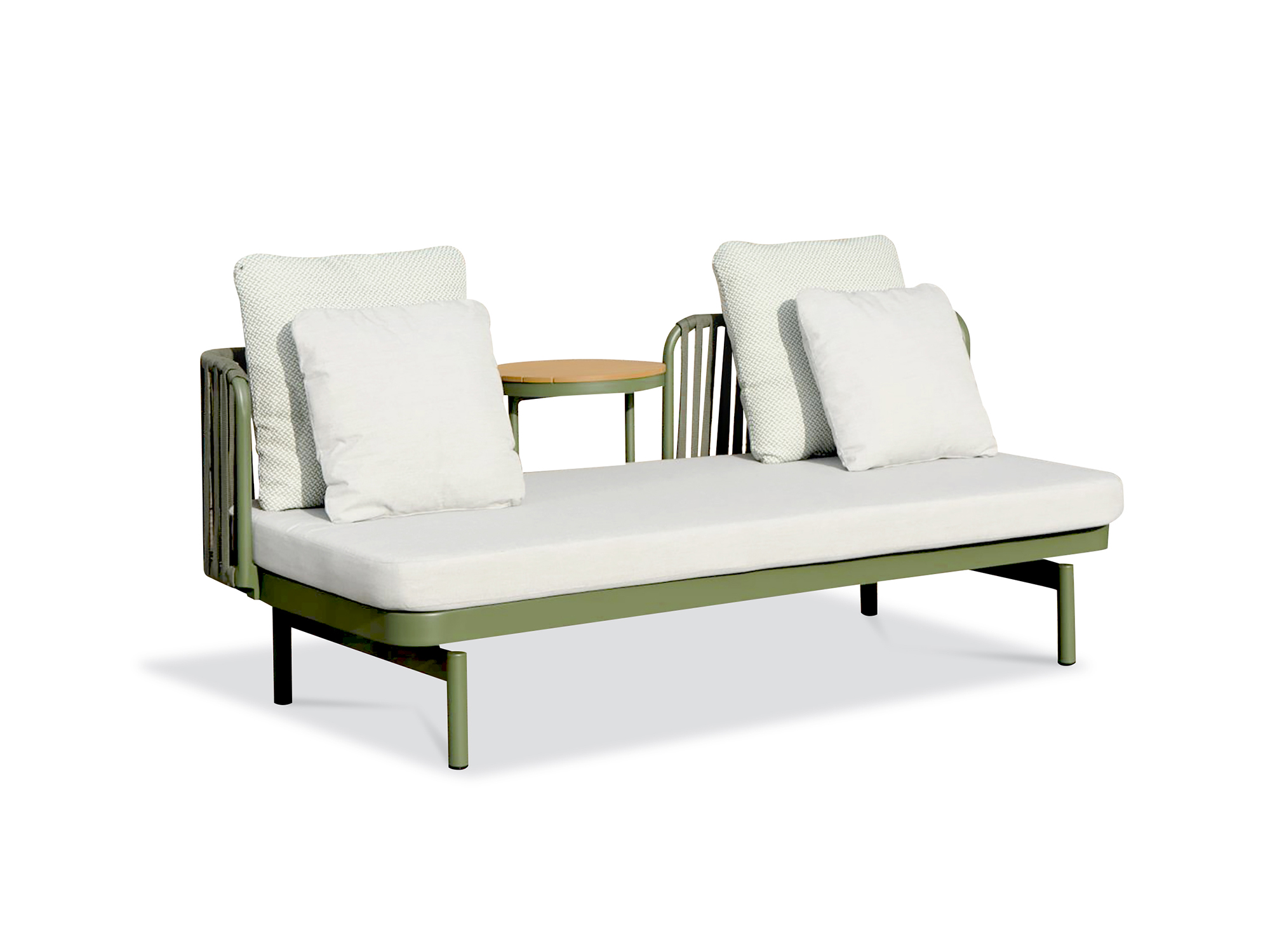 Canapé de jardin en aluminium BARLIA, REMARQUABLE