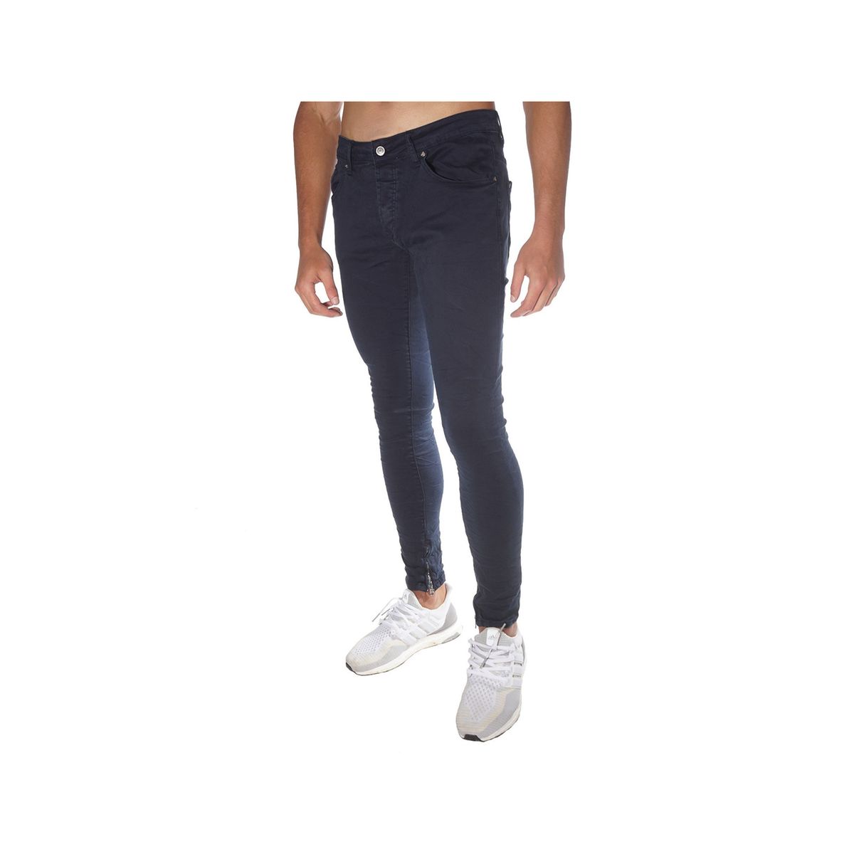 Jean basique slim zip cheville bleu Project X La Redoute