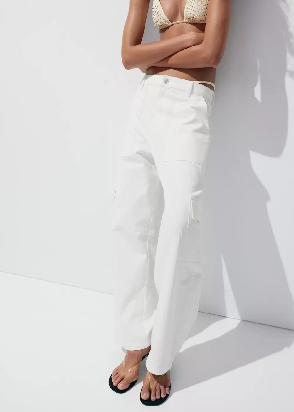 Jean cargo poches, MANGO