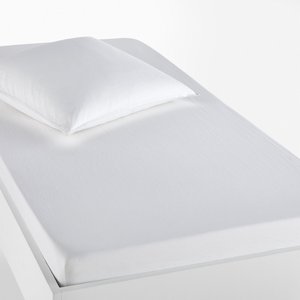 Scenario 100% Washed Cotton Fitted Sheet LA REDOUTE INTERIEURS image