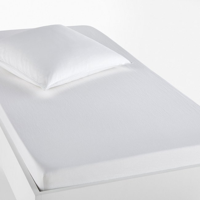 Scenario 100% Washed Cotton Fitted Sheet - LA REDOUTE INTERIEURS
