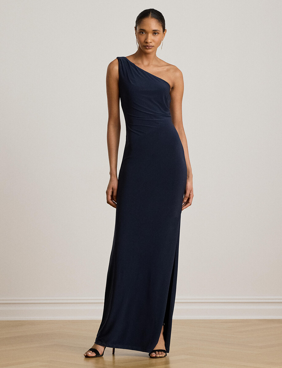 Robe longue sans manches à col asymétrique, LAUREN RALPH LAUREN