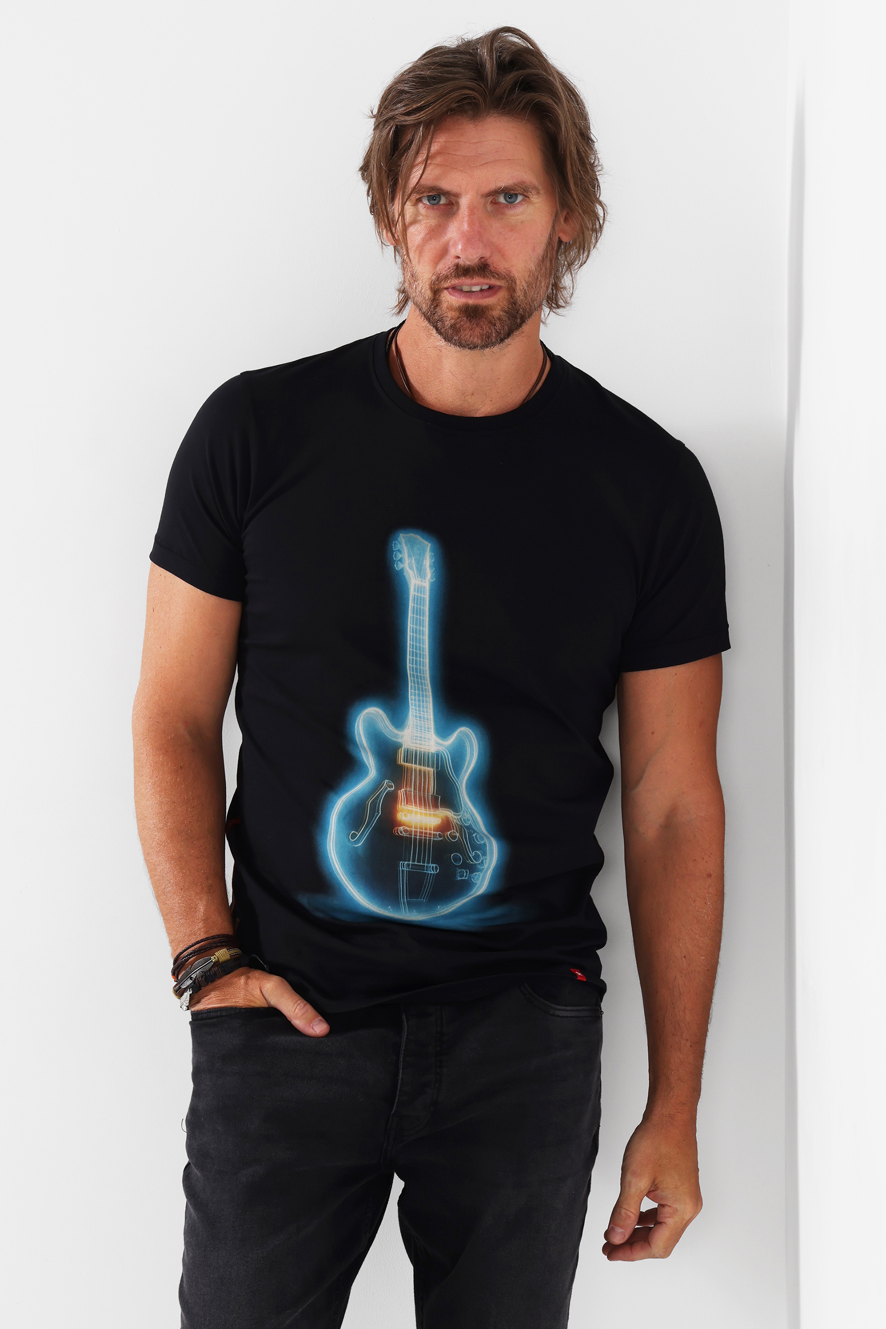 T-Shirt Guitare Néon, JOE BROWNS