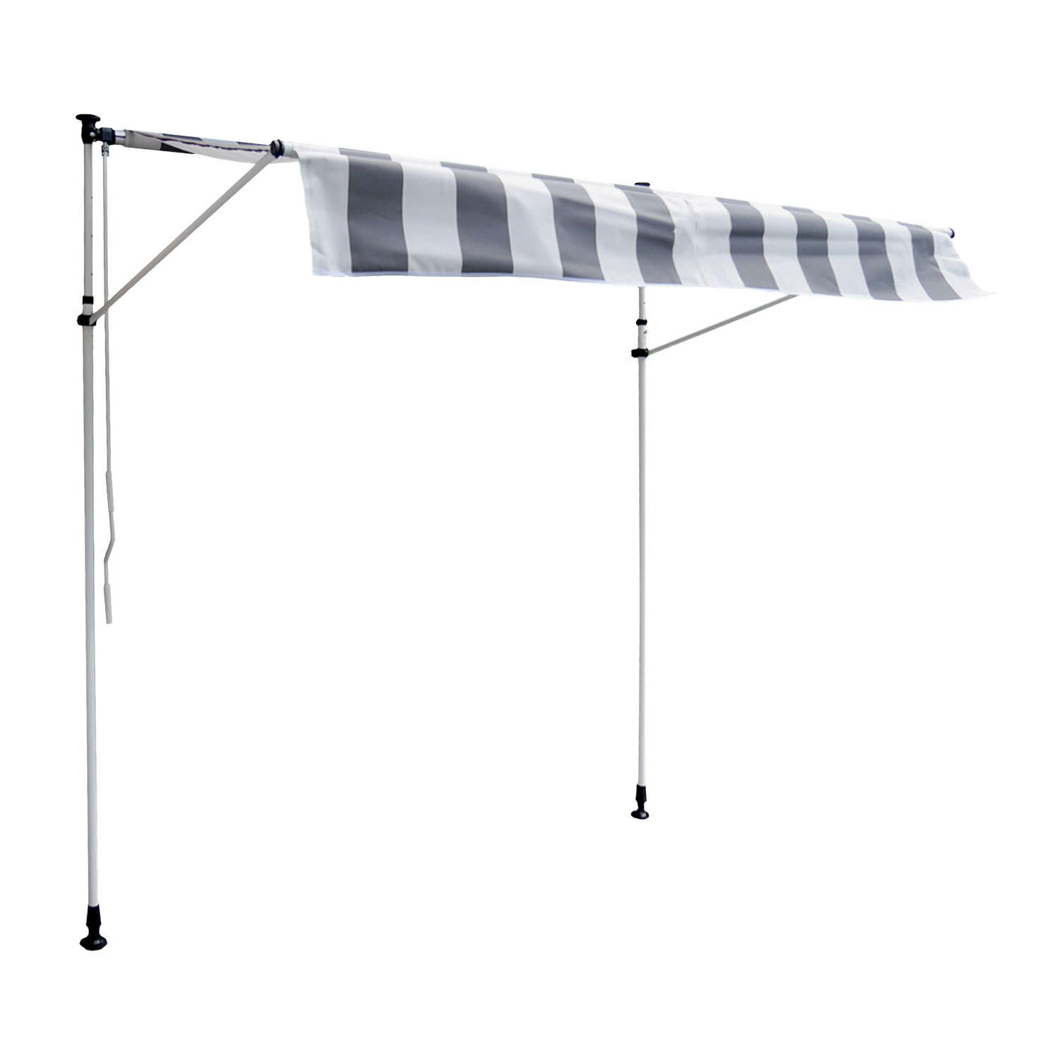 Store banne pour balcon, 2x1,2m, CHENE, HAPPY GARDEN