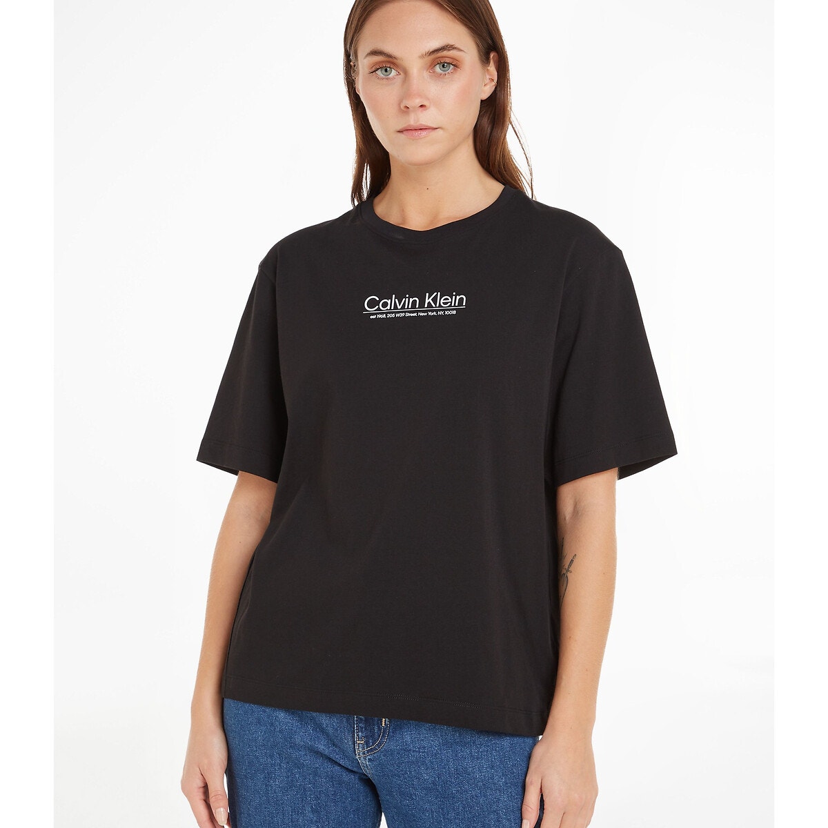 T shirt noir femme pas online cher