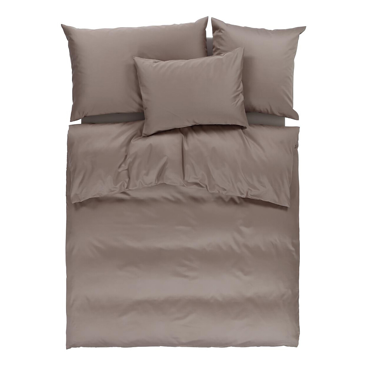Fourre de duvet en coton satiné - noisette, EUROPE & NATURE