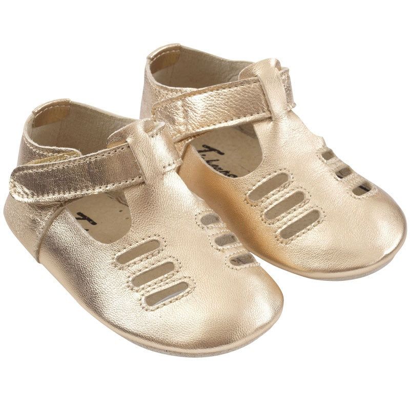 Chaussure bebe sales dore