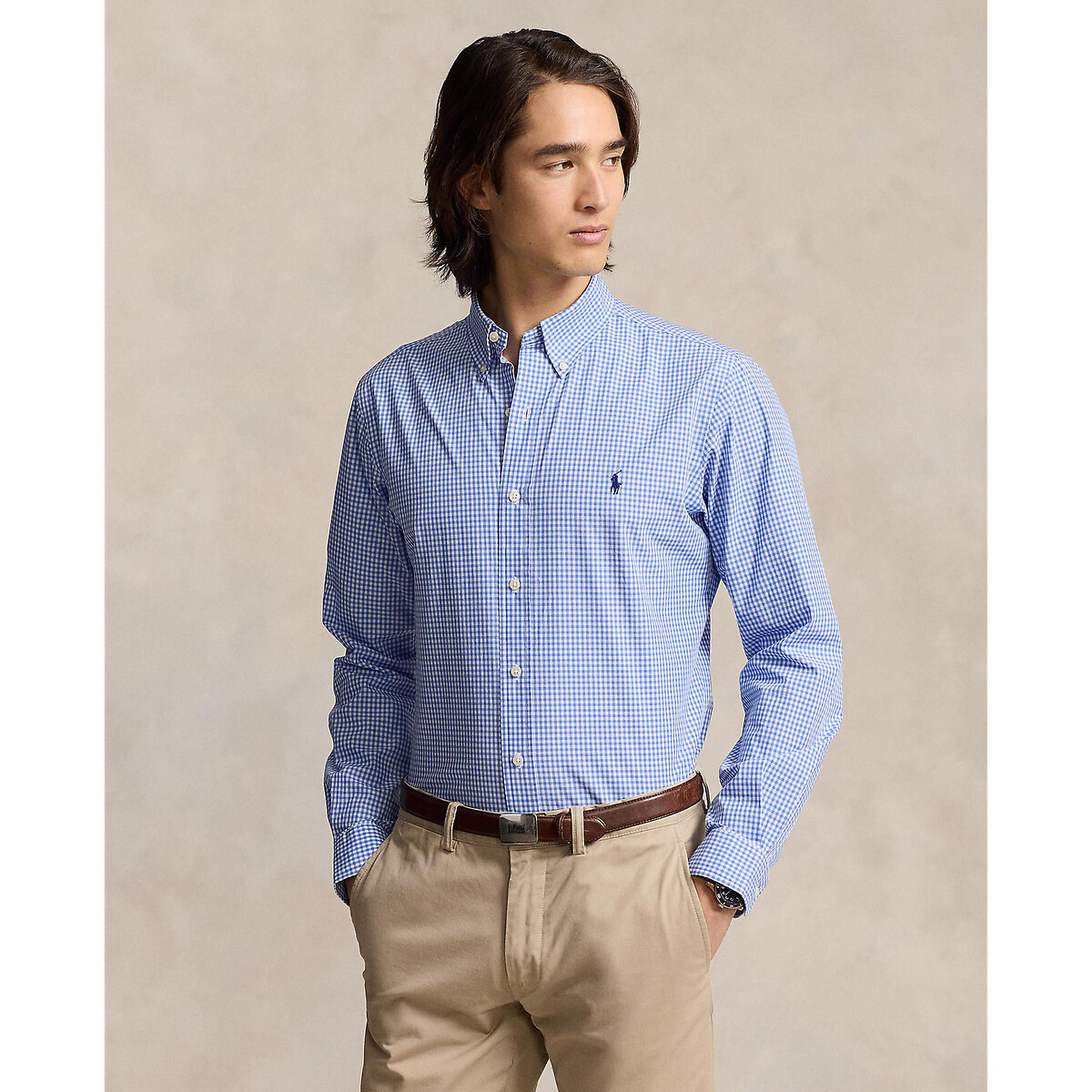 Fitted Shirt in Stretch Poplin, POLO RALPH LAUREN