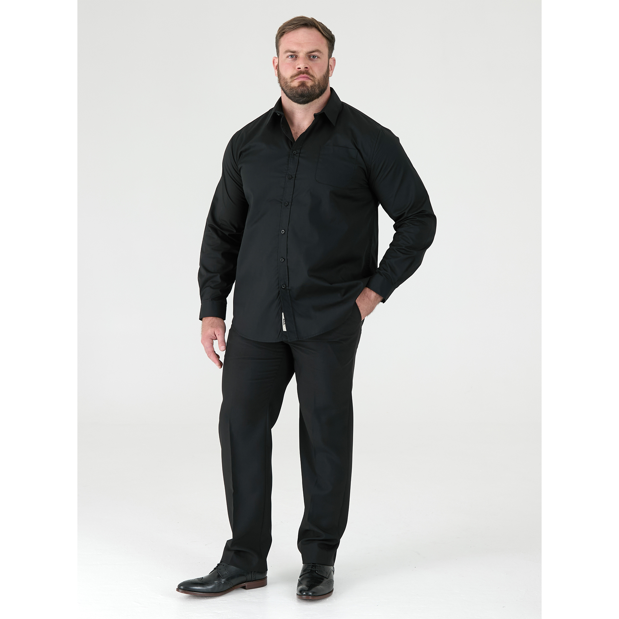 Chemise manches longues grande taille CORBIN, DUKE