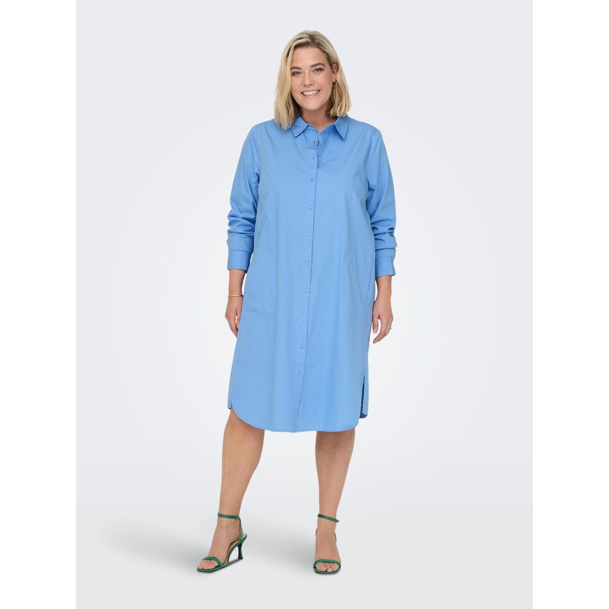 Robe chemisier longue grande taille La Redoute