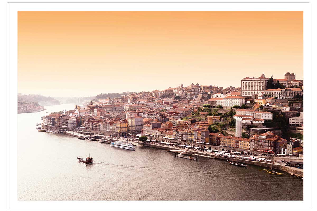 Affiche welcometoportugal lisbonne vue du tage, HEXOA