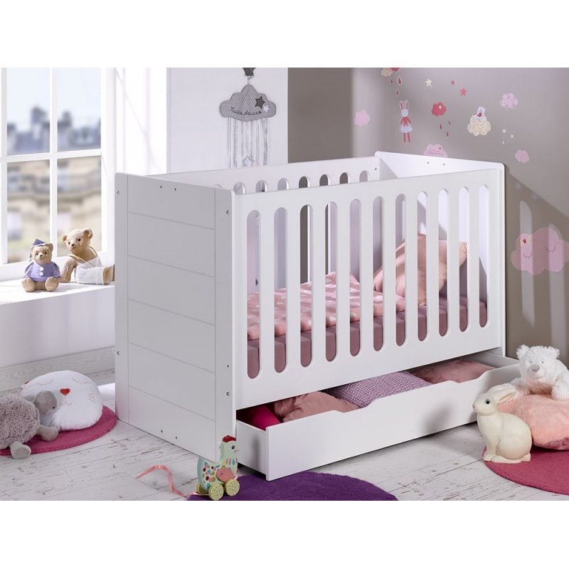 Lit Bebe Evolutif Camille Fabrication Francaise Blanc Alfred Et Compagnie La Redoute