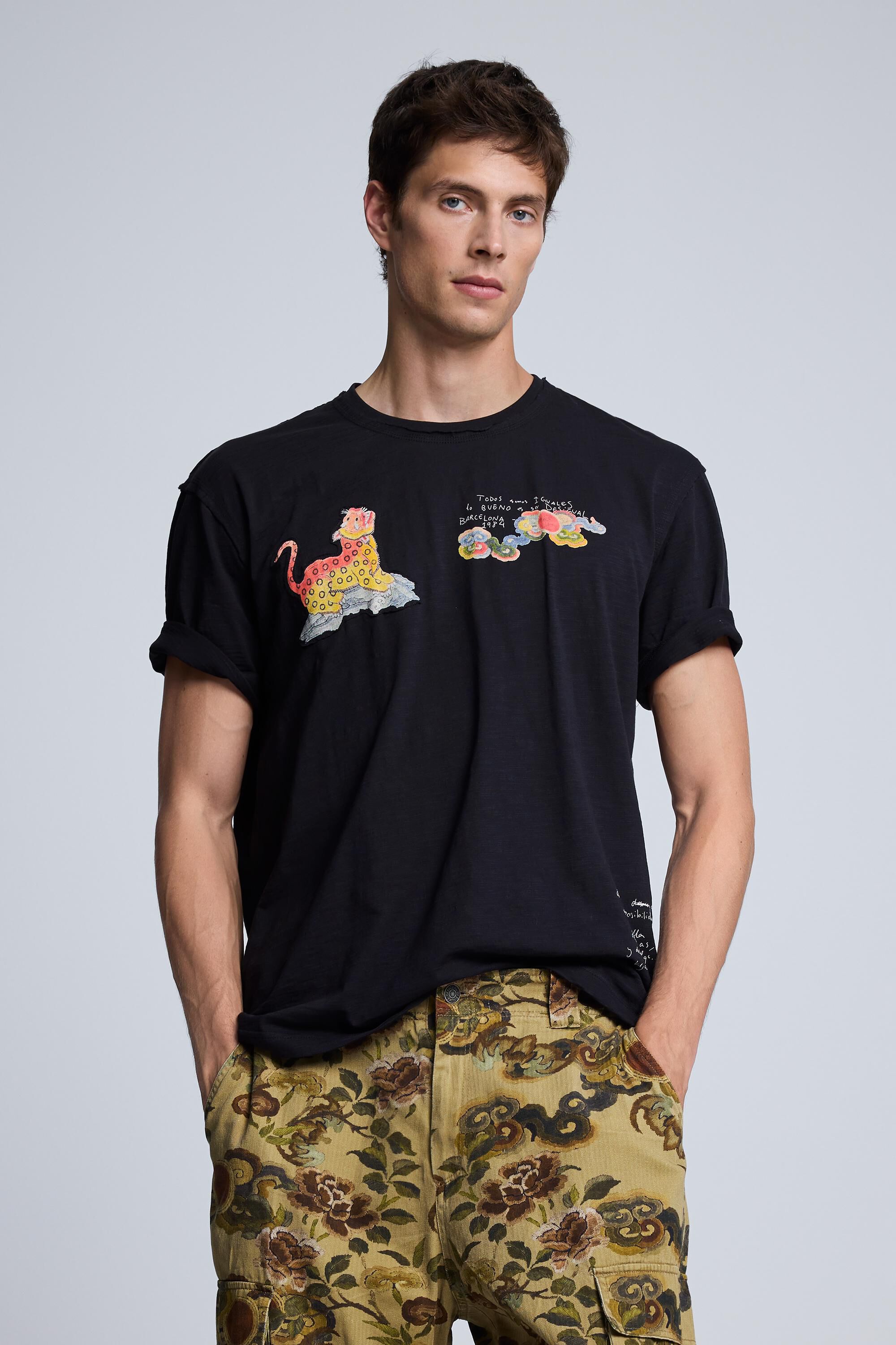 T-shirt imprimé, DESIGUAL