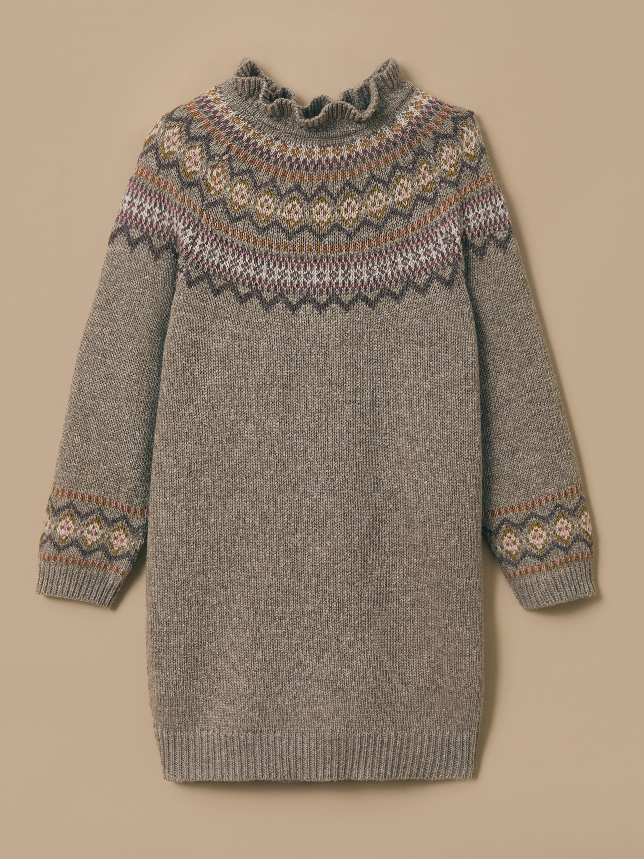 Robe jacquard en laine, CYRILLUS