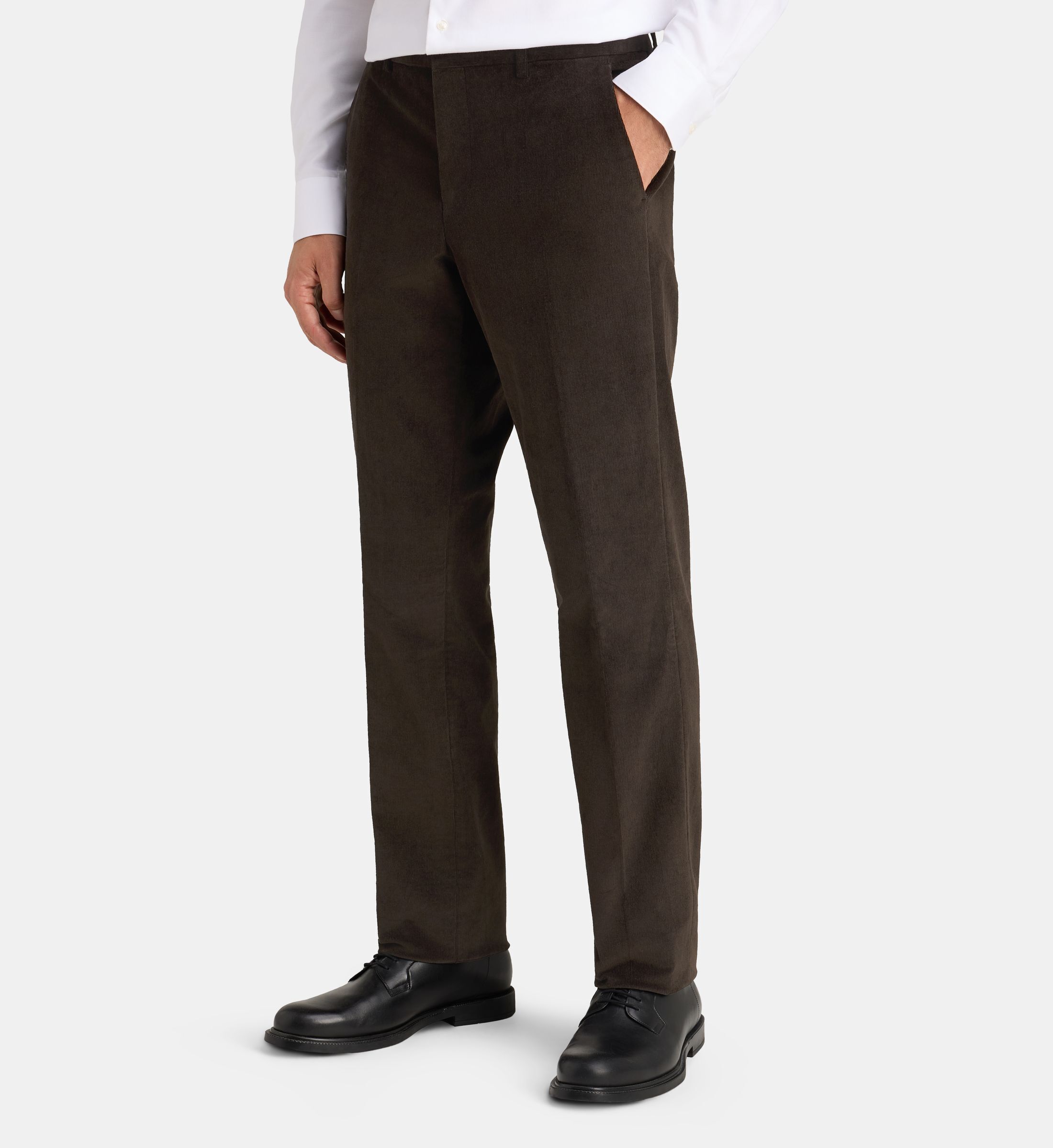 Pantalon de costume ajusté beroi velours côtelé coton, COMPTOIR GL