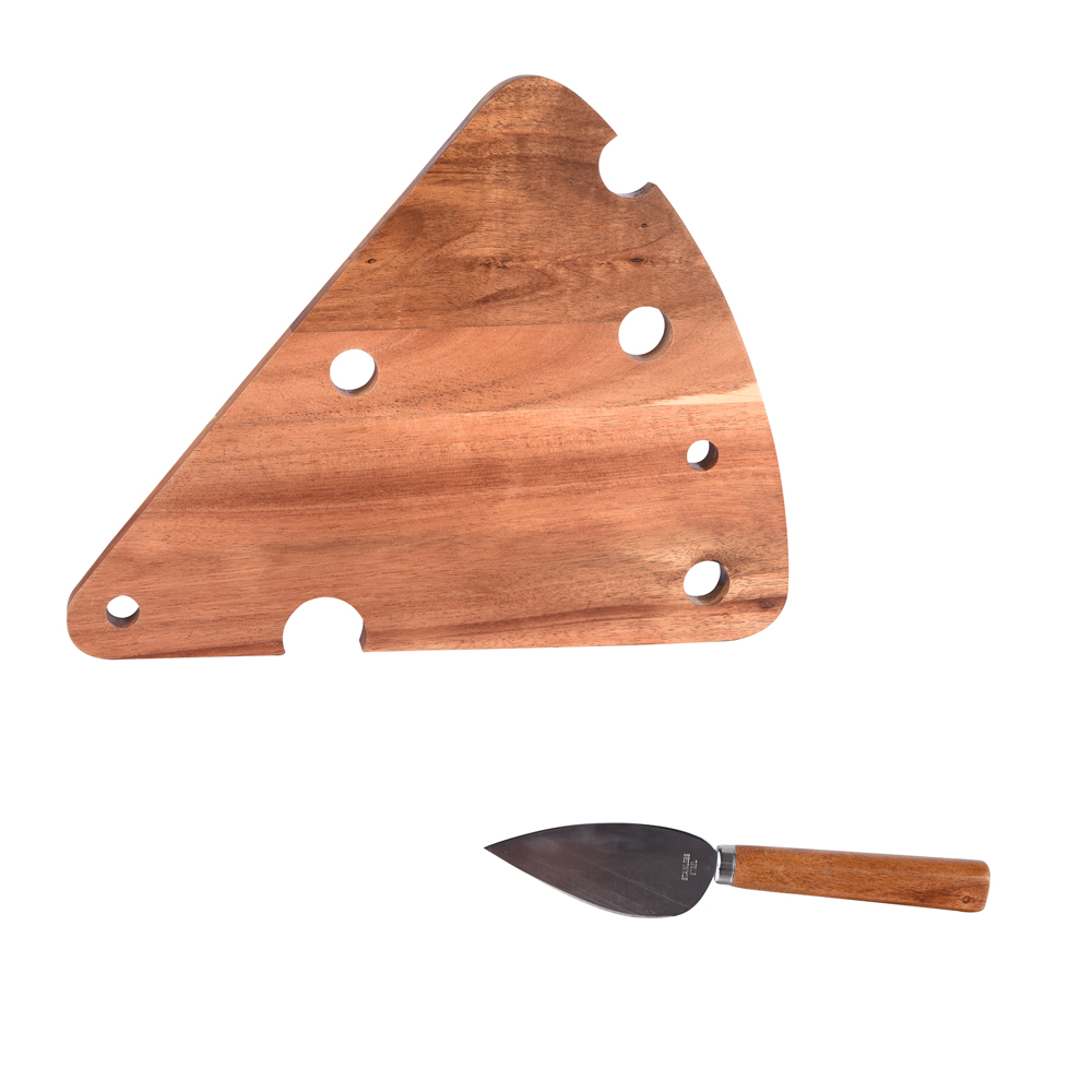 Coffret à fromage 2 pièces ( plateau + couteau ), TABLE PASSION