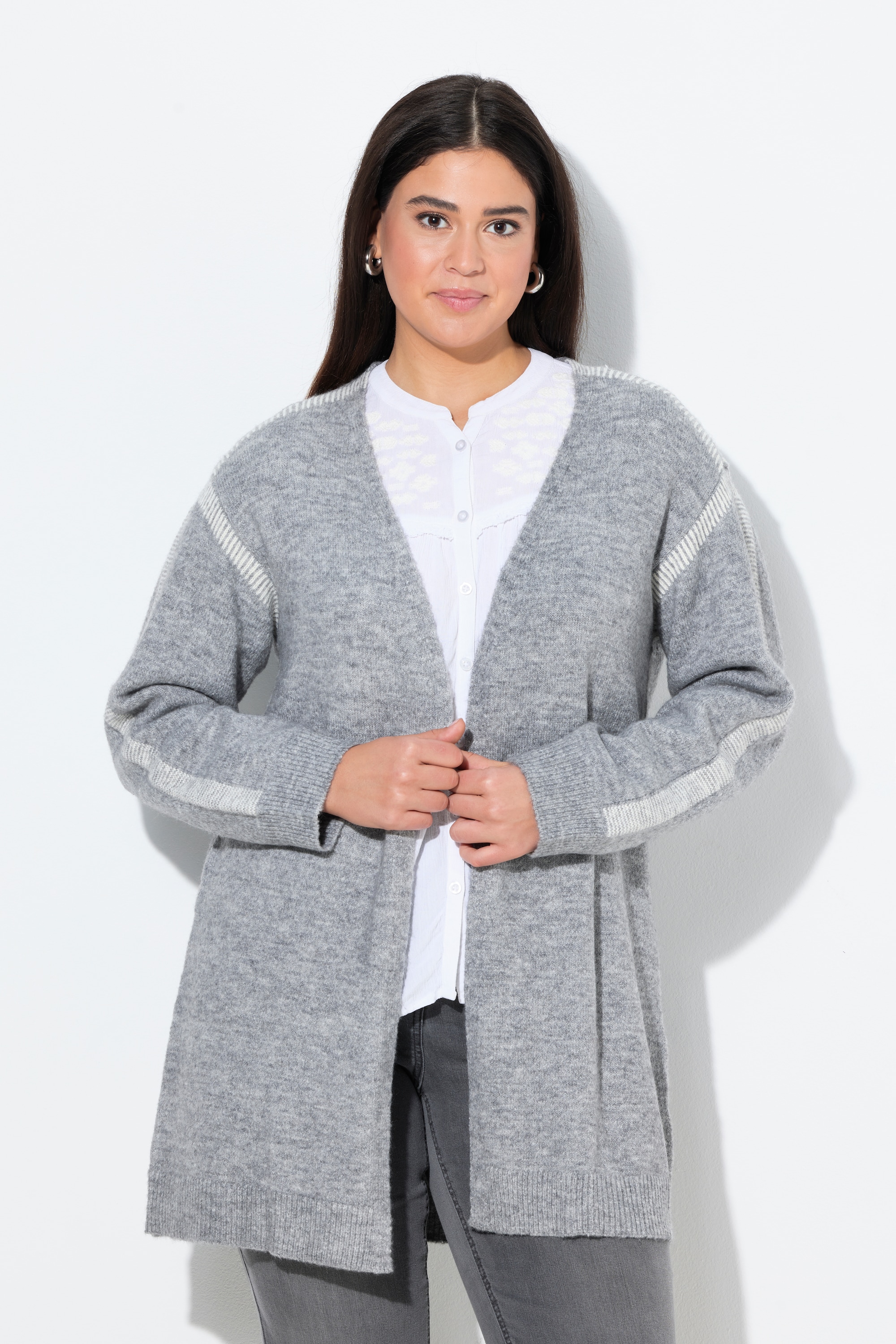 Long cardigan à manches longues, ULLA POPKEN