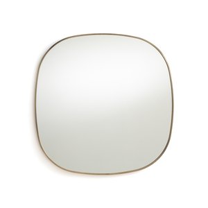 Specchio in metallo ottone antico H80 cm, Caligone AM.PM image