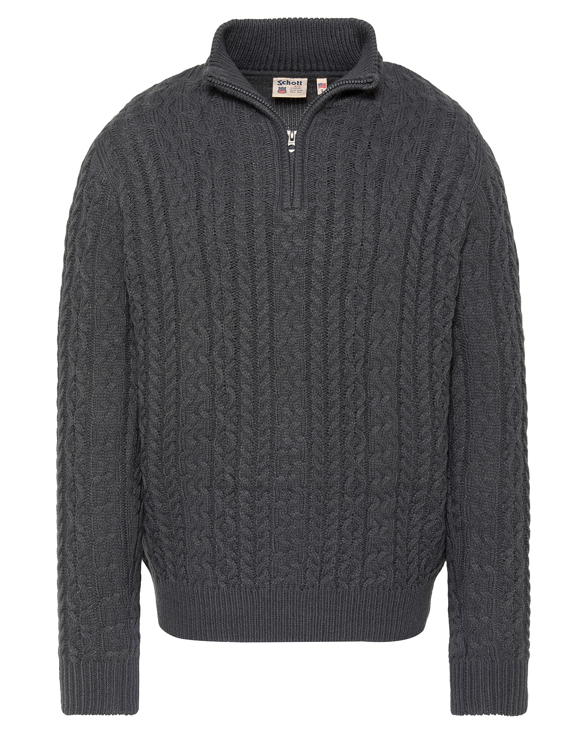 Pull camionneur en maille torsadée, SCHOTT