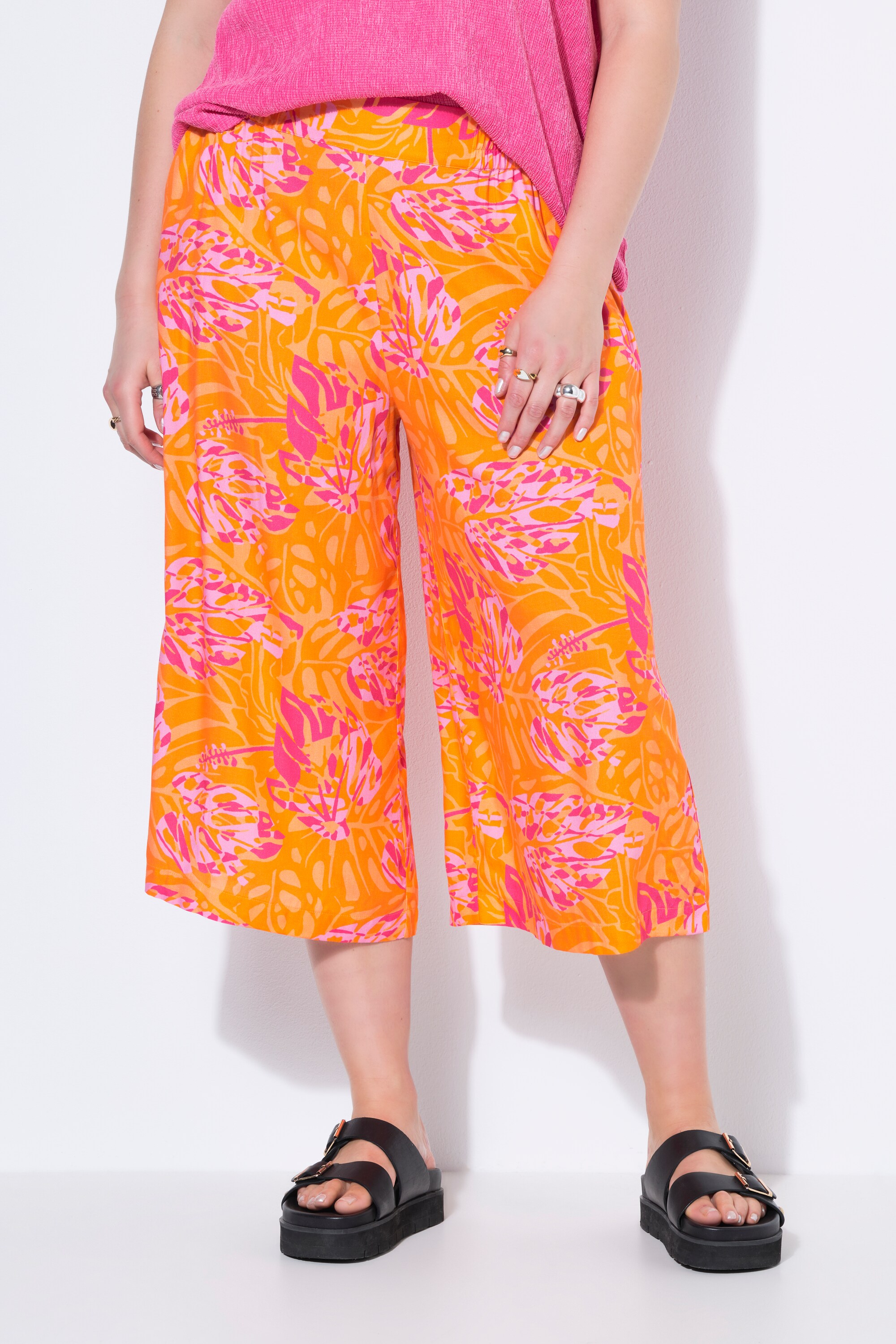 Pantacourt jambes larges, taille haute, STUDIO UNTOLD