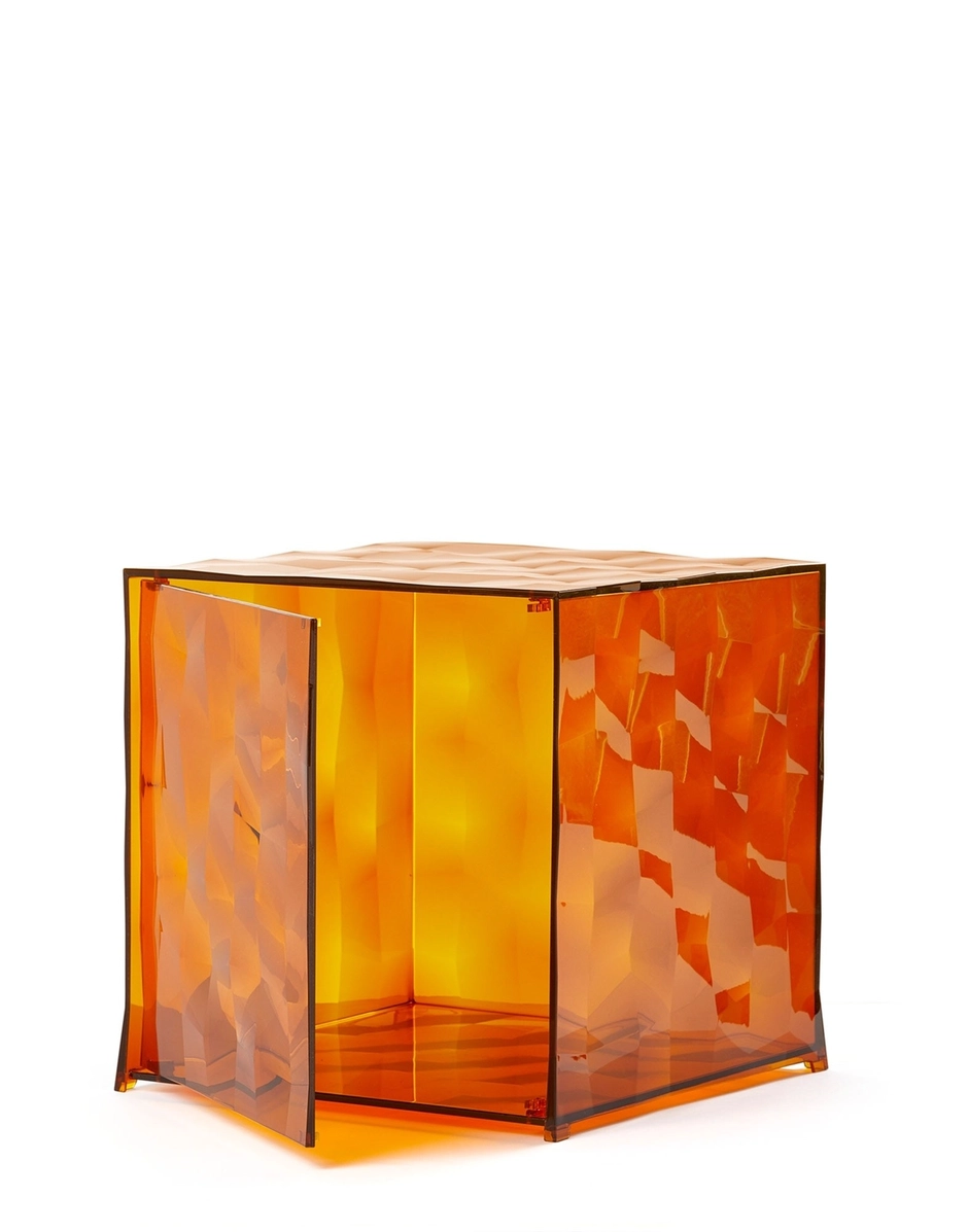 Table d'appoint en plastique avec porte OPTIC, KARTELL