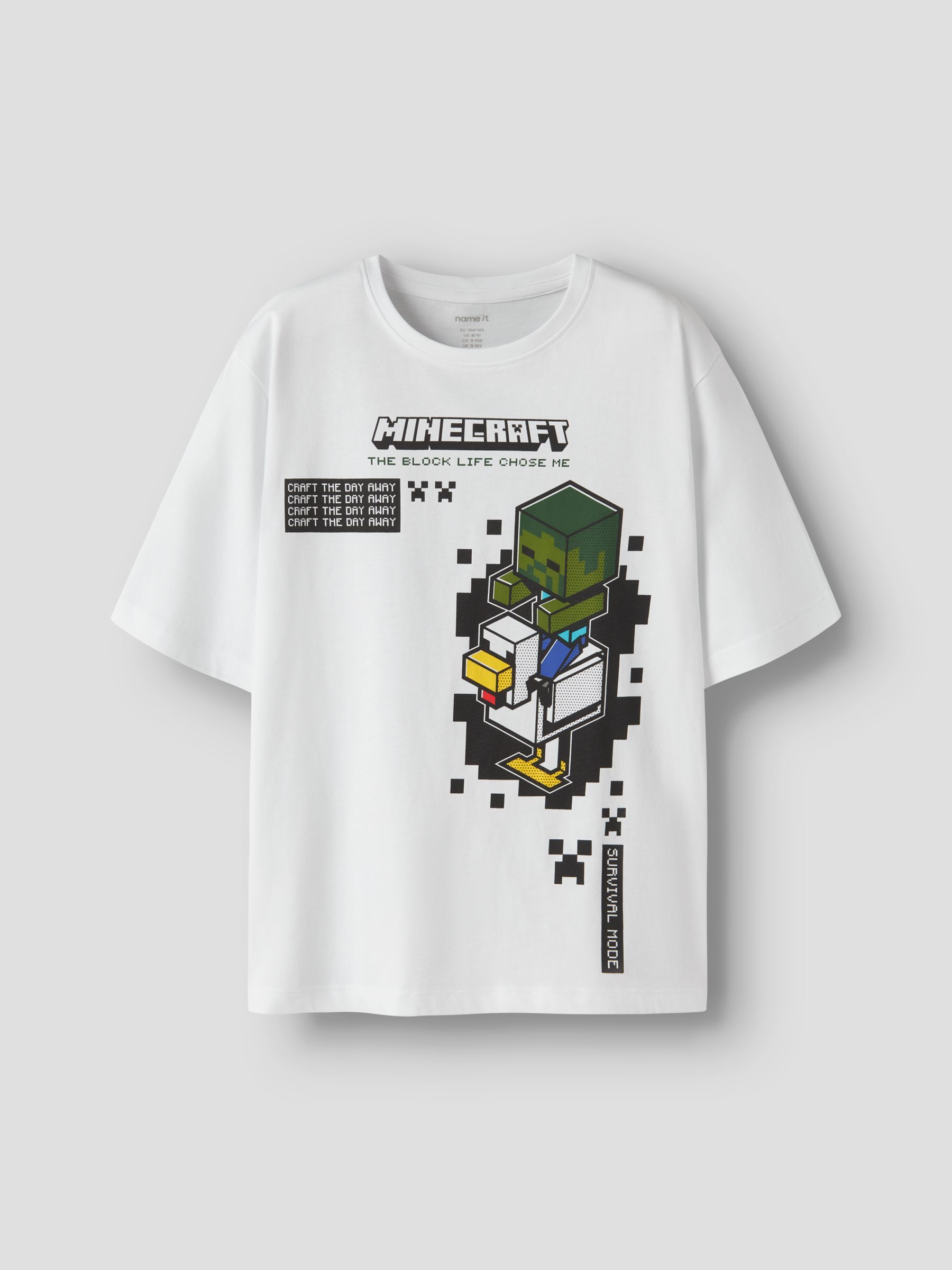 T-shirt manches courtes, MINECRAFT, NAME IT