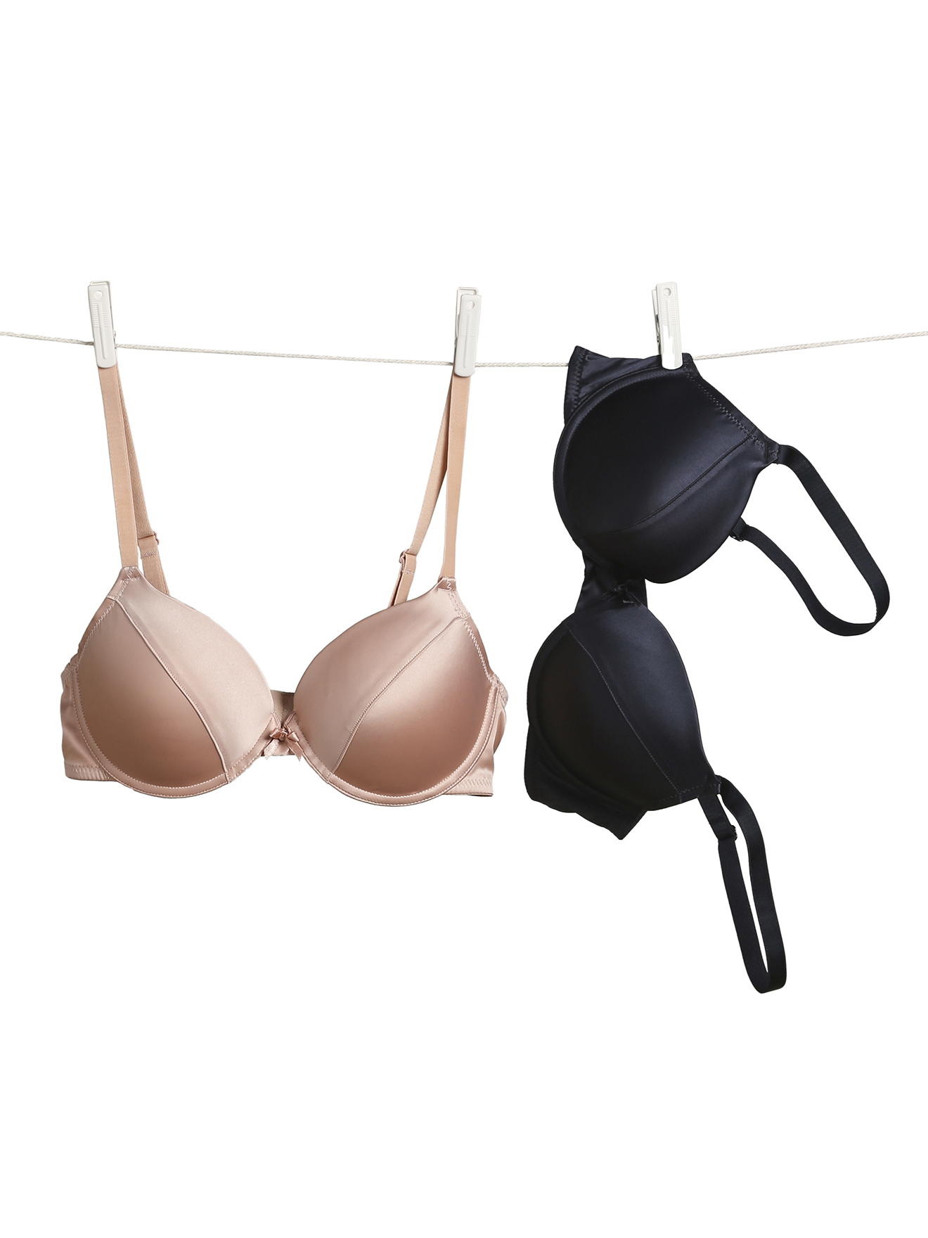 lot de 2 soutien-gorge en microfibre satinée grossesse et allaitement, VERTBAUDET